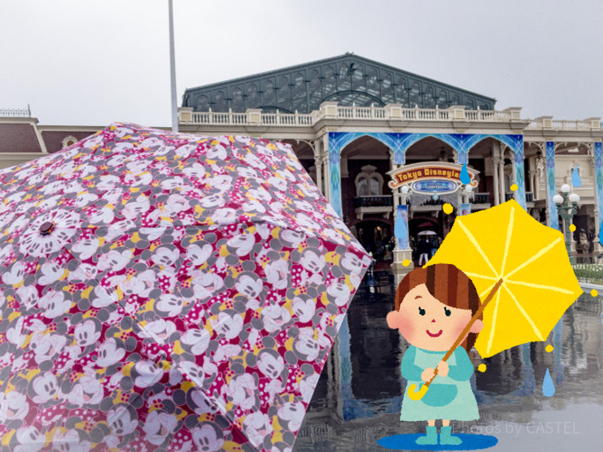 雨の日の子連れディズニー