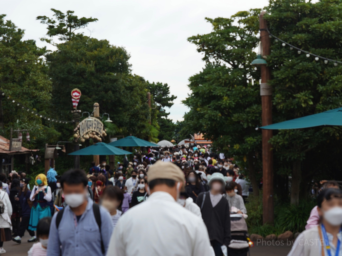 2022年10月11日(火)のディズニーシーの様子