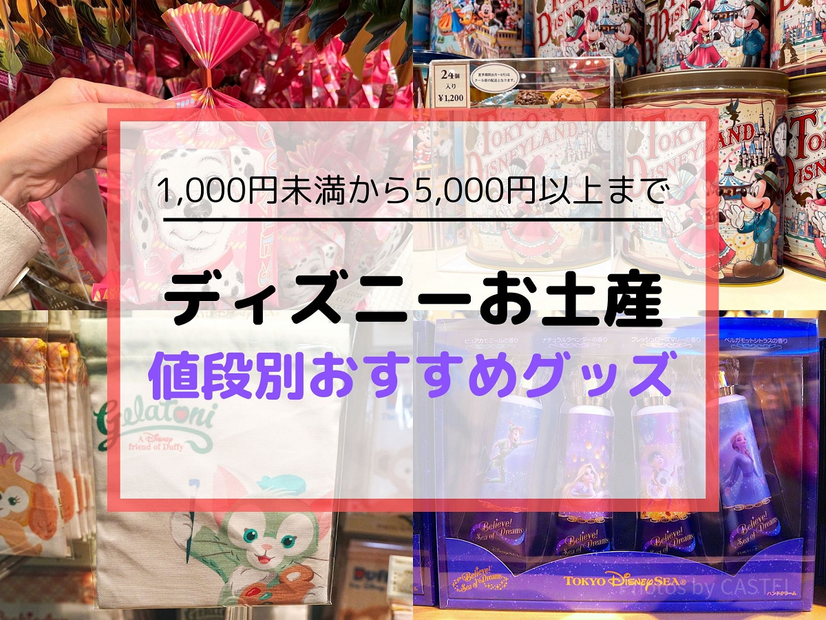 ディズニーのお土産を値段別に紹介！