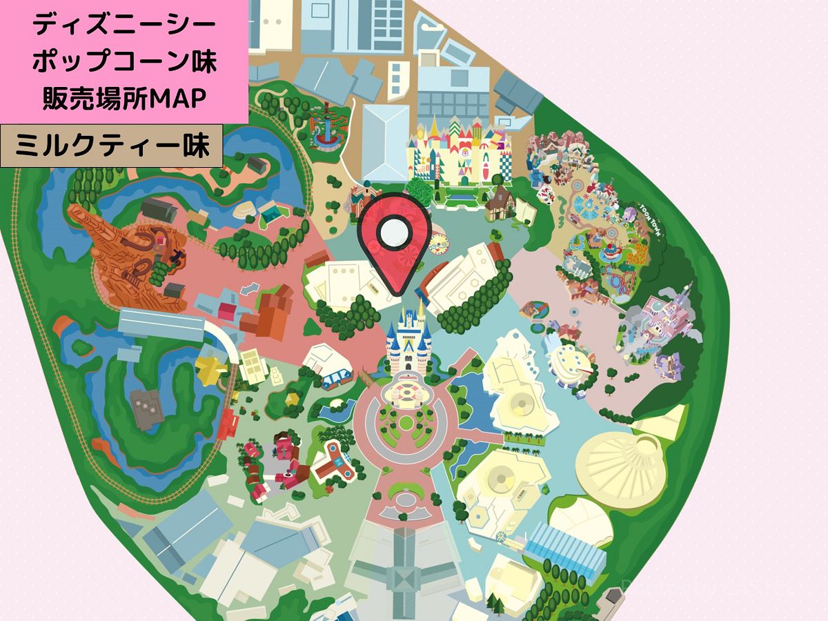 東京ディズニーランド スーベニアマップ - キャラクターグッズ