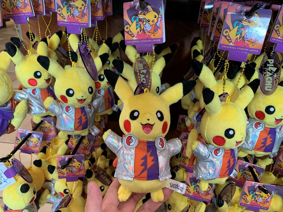 DJピカチュウぬいぐるみキーチェーン（USJポケモンハロウィングッズ