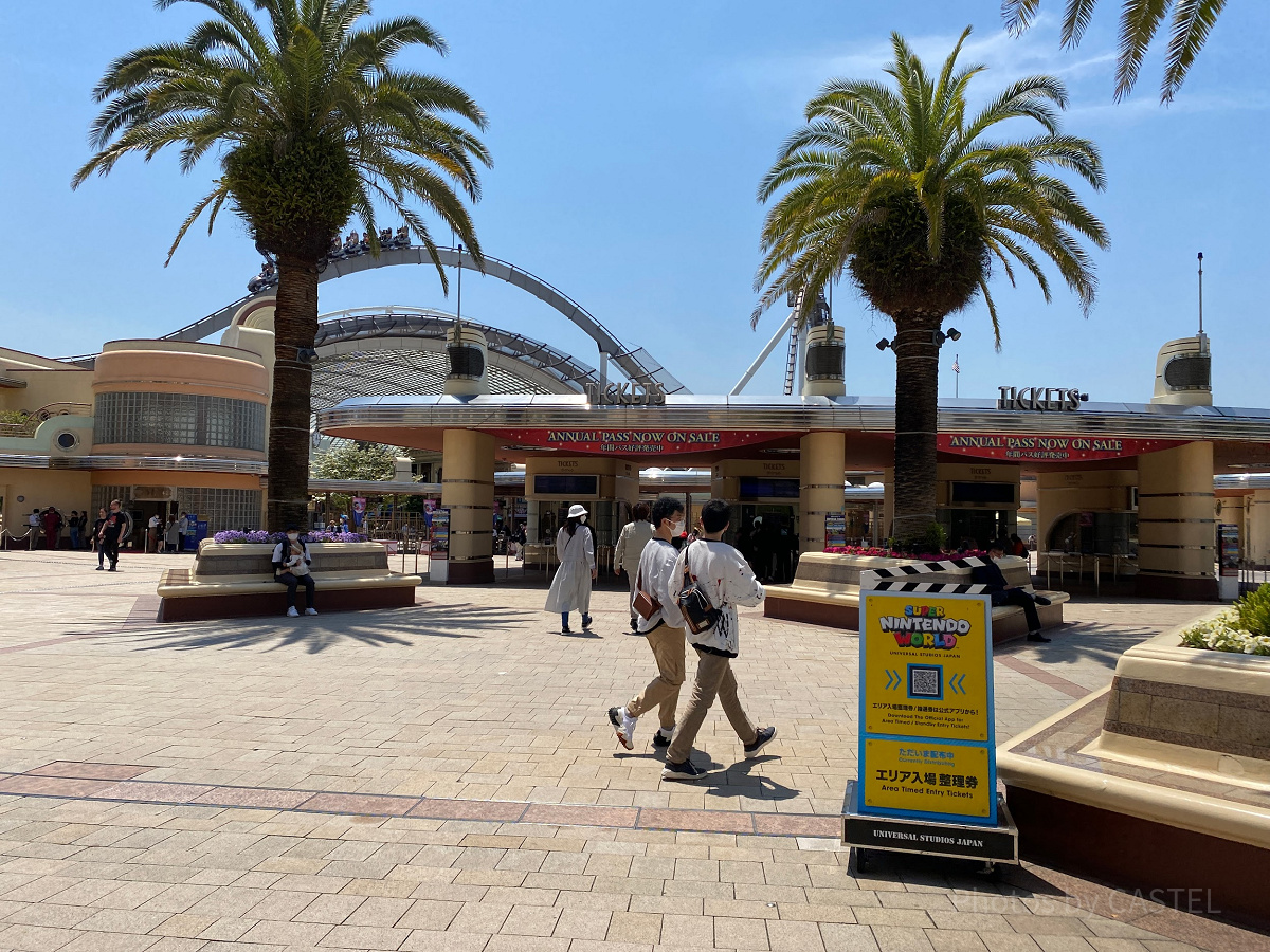 USJのエントランス（2023年5月）