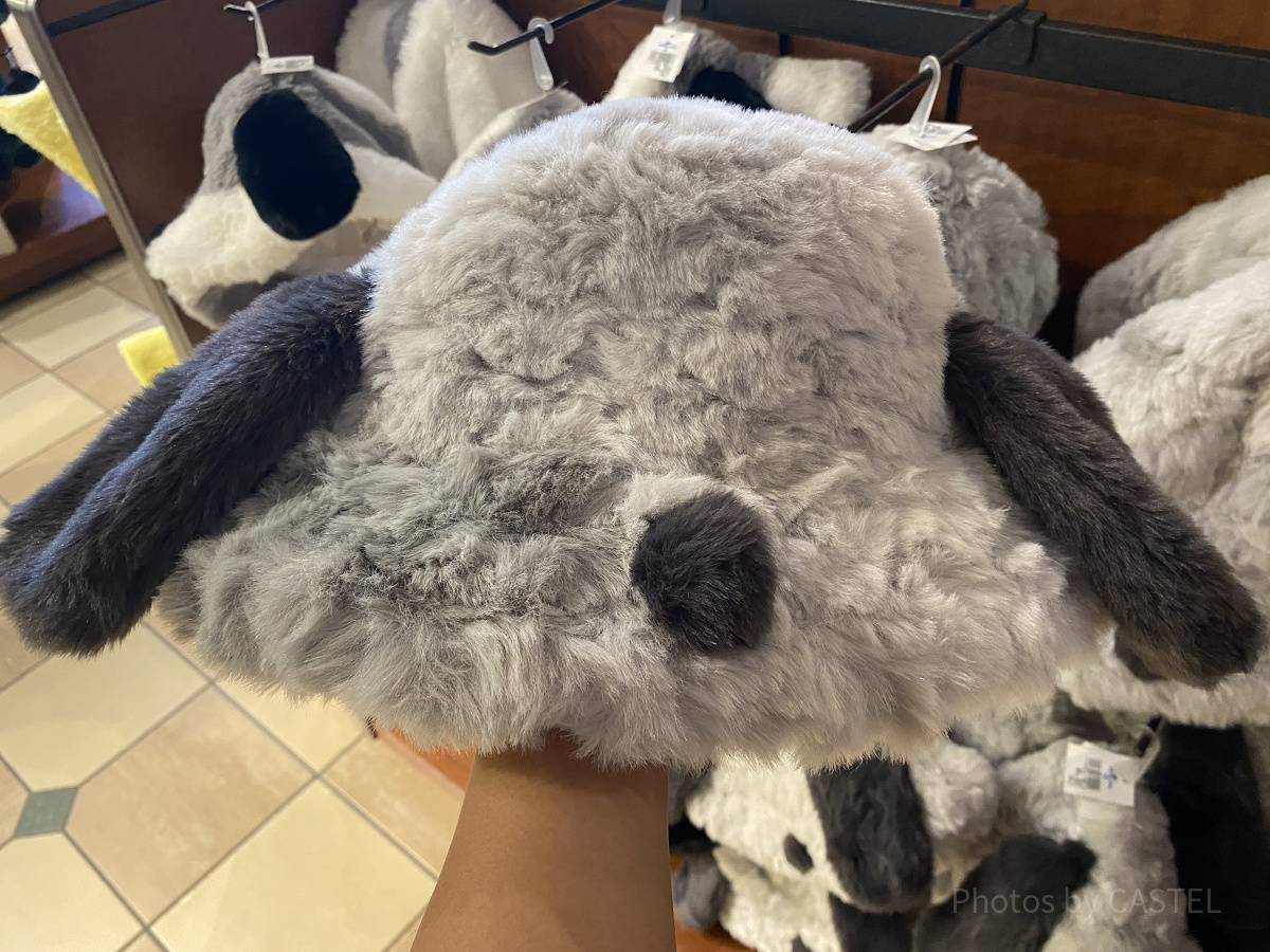 スヌーピーの耳付きふわふわバケットハット