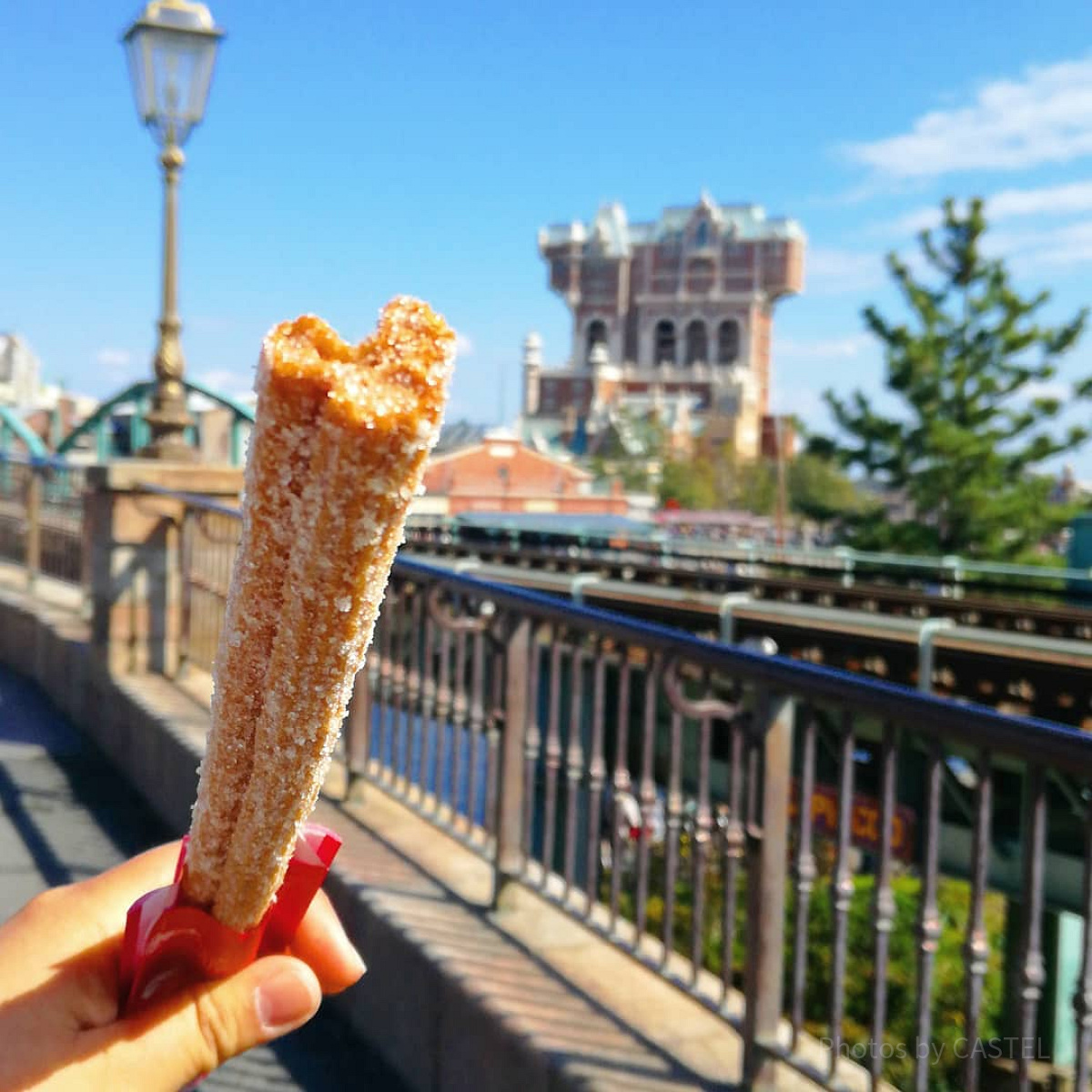 ディズニーシーの食べ物：ミッキーチュロス
