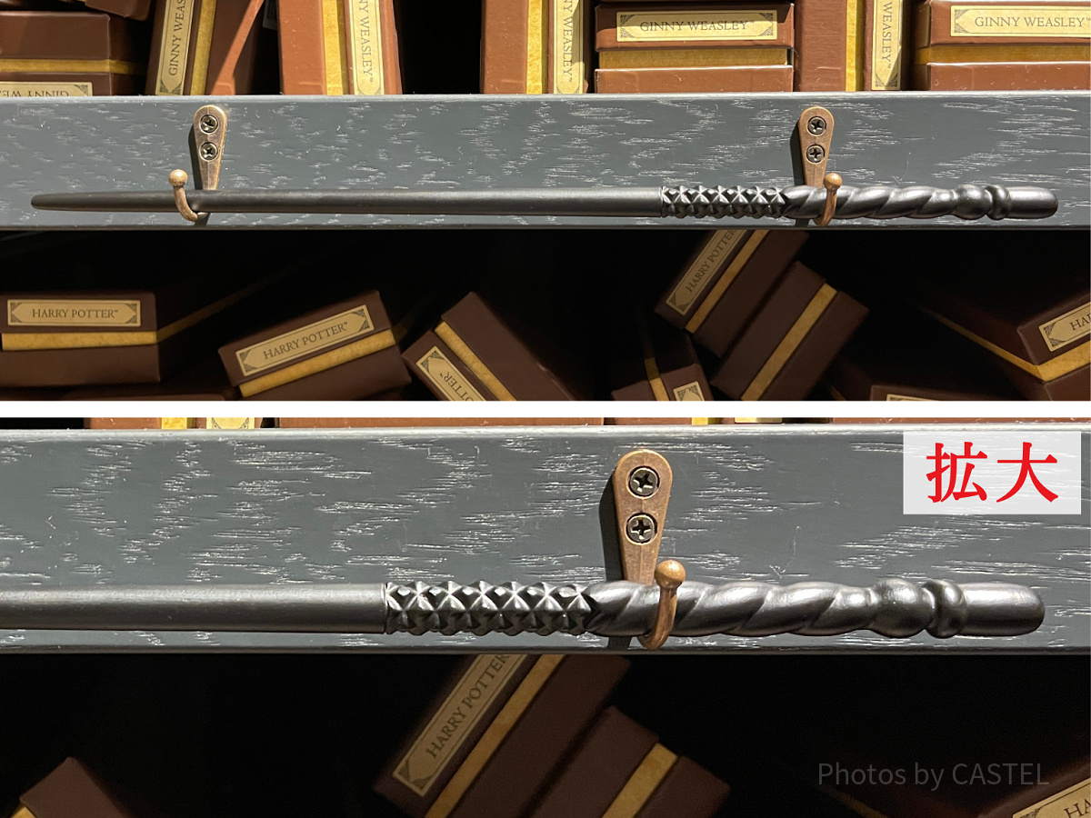 スタジオツアー正規品】セブルス•スネイプ　ジニーウィーズリー杖　ネクタイ ジニー・ウィーズリーの杖（としまえんハリーポッター「スタジオツアー