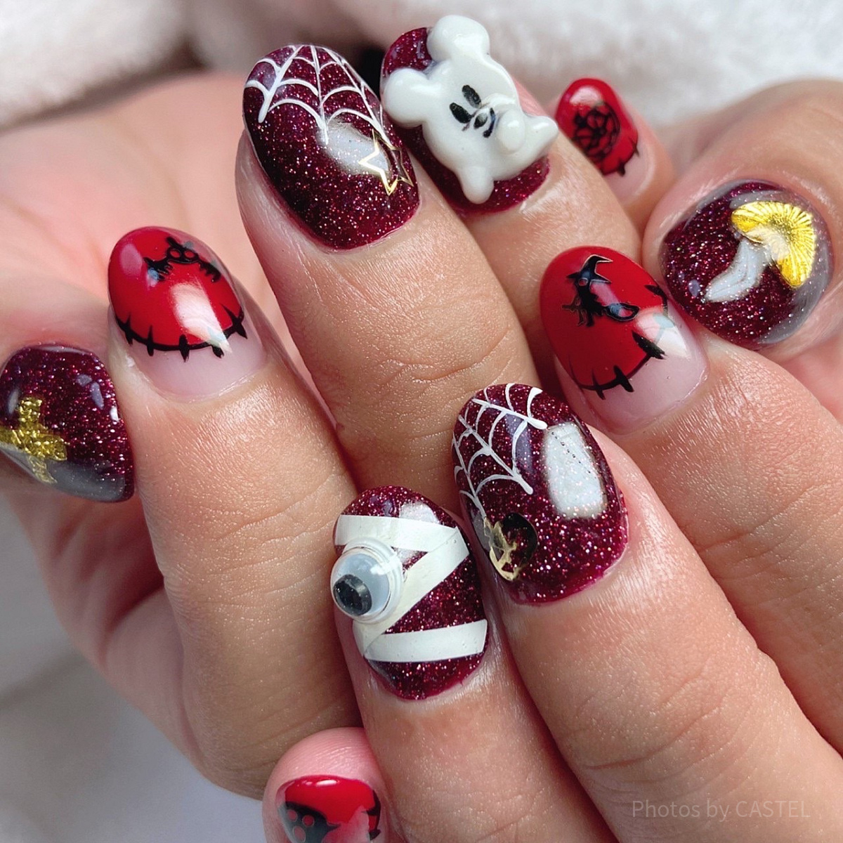 ハロウィンモチーフネイル| キャステル | CASTEL ディズニー情報