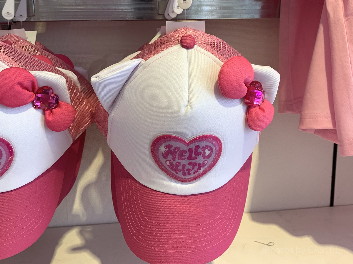 ハローキティ ピンクの帽子 貴婦人 パステル 根付け キティ