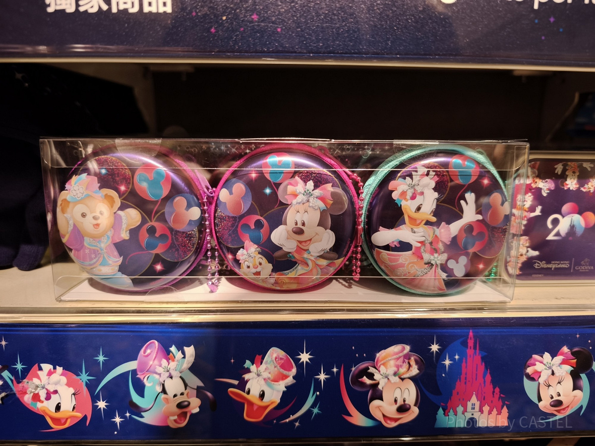 香港ディズニー　ミッキー　アクセサリーケース ミッキー＆フレンズ 香港ディズニー20周年 iPhoneケース16pro用