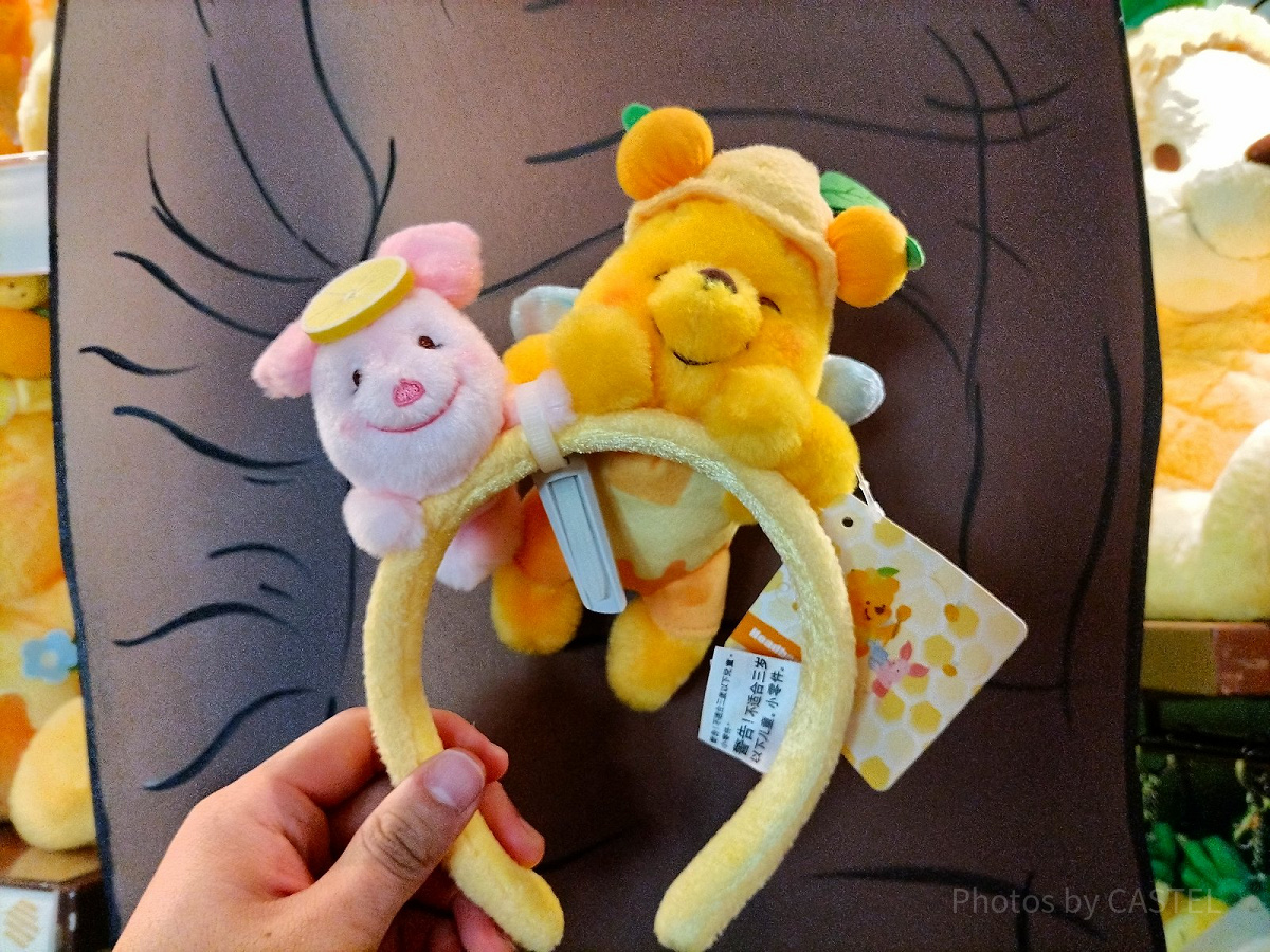 プーさん80周年　カチューシャ　ピグレット　ディズニー 送料込】ピグレット カチューシャ ディズニー プーさん 80周年