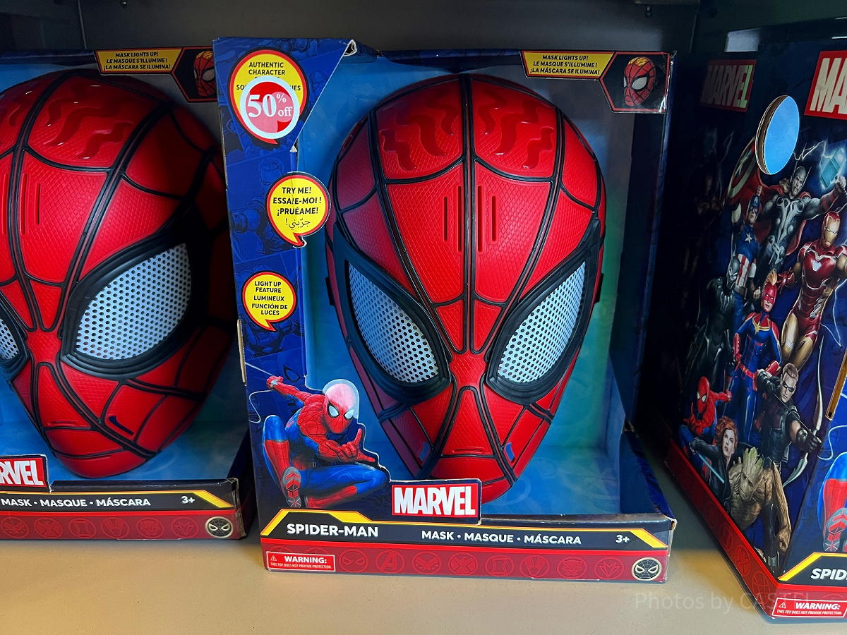 【海外ディズニー限定】Spider-Man スパイダーマン　ゴーグル 香港ディズニーマーベルグッズ：コミック版スパイダーマンのマスク