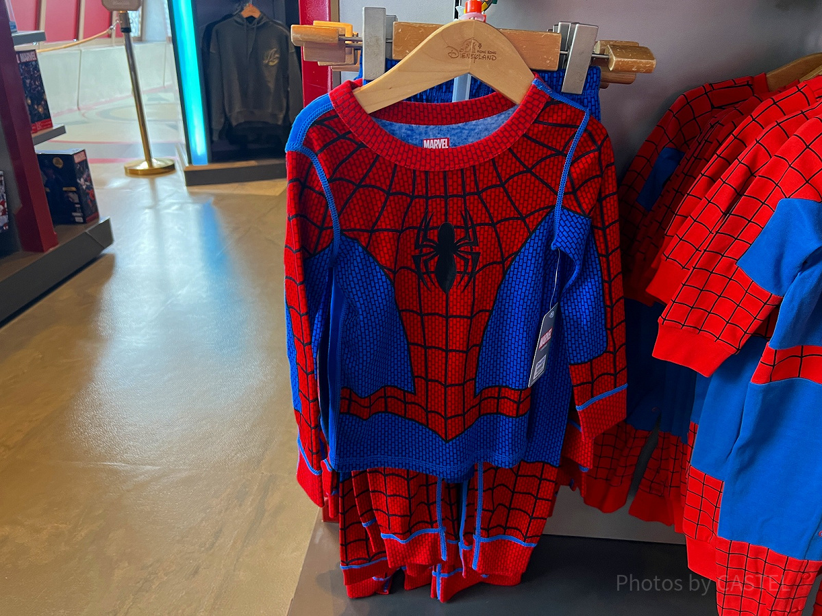 香港ディズニーマーベルグッズ：スパイダーマンなりきりトレーナー