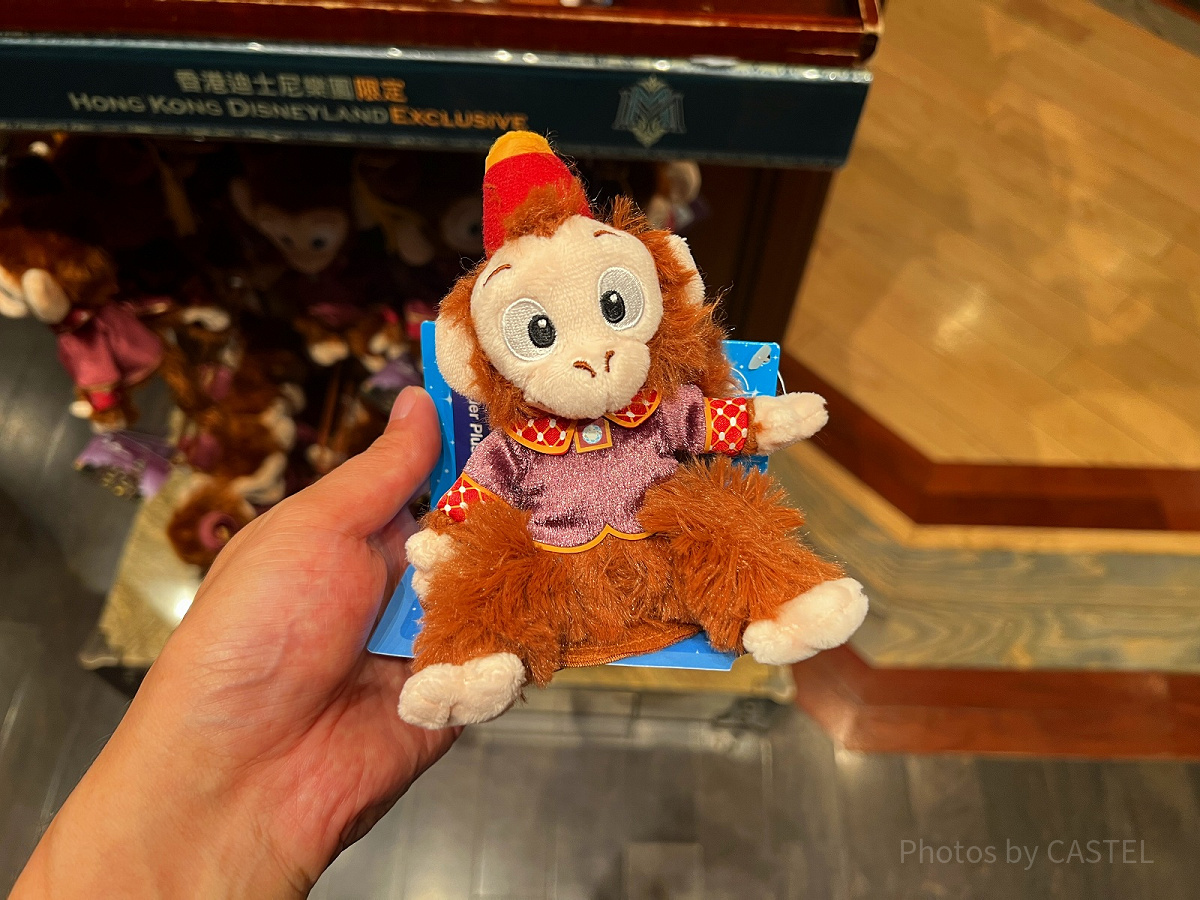 香港ディズニー ミスティックマナー アルバートぬいぐるみ 香港ディズニーミスティックマナーグッズ：アルバートの肩乗せ