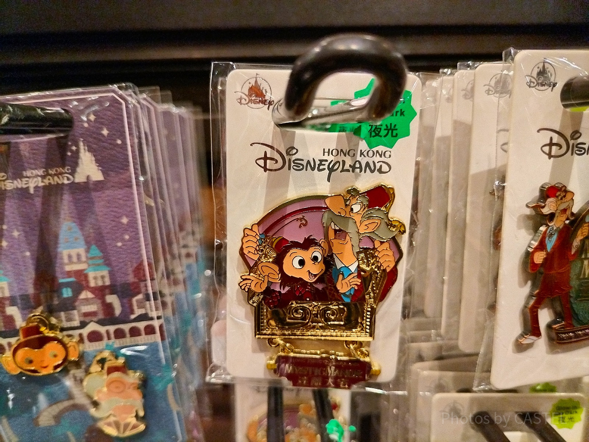 香港ディズニーランド　ミスティックマナー　ピンバッジ　アルバート 6点セット新品 香港ディズニーミスティックマナーグッズ：看板付ヘンリー卿と