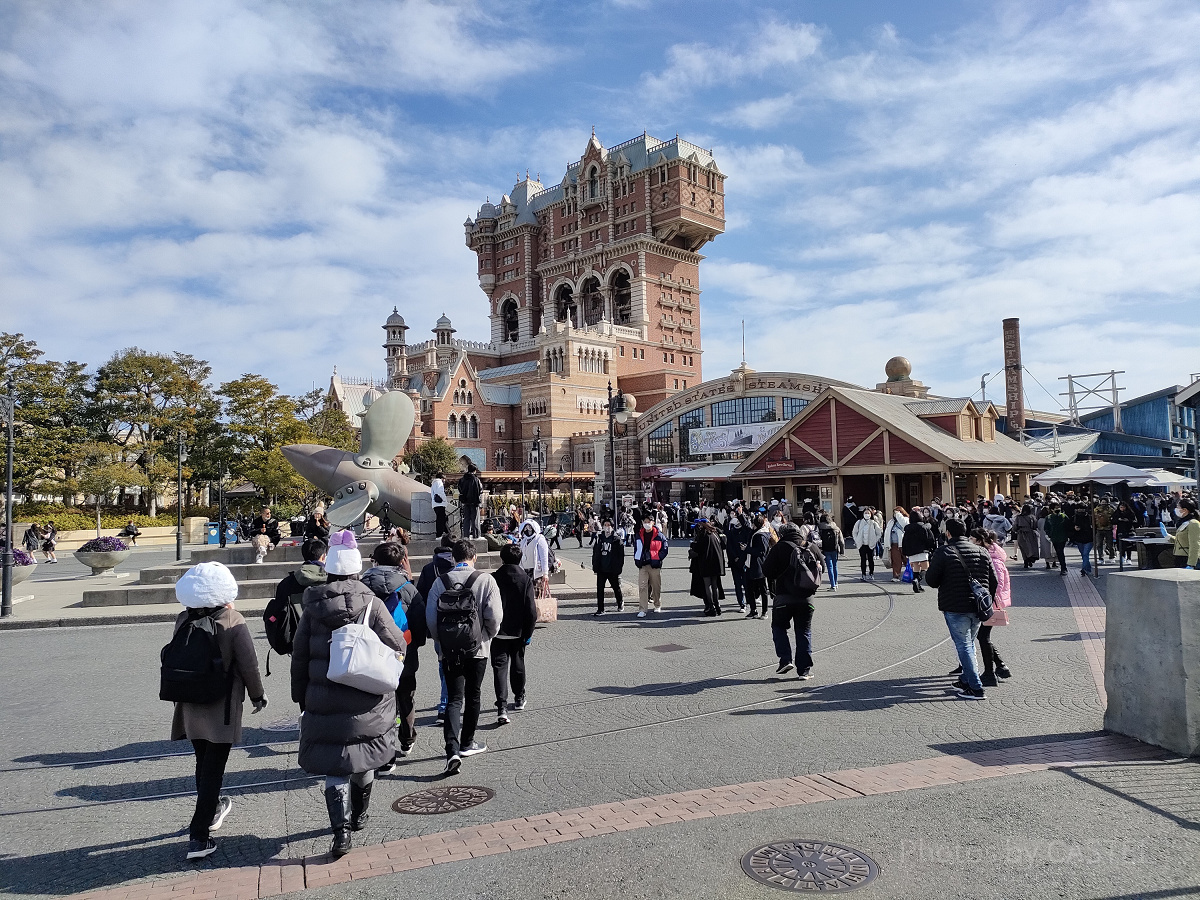 ディズニーシー2月混雑状況レポート