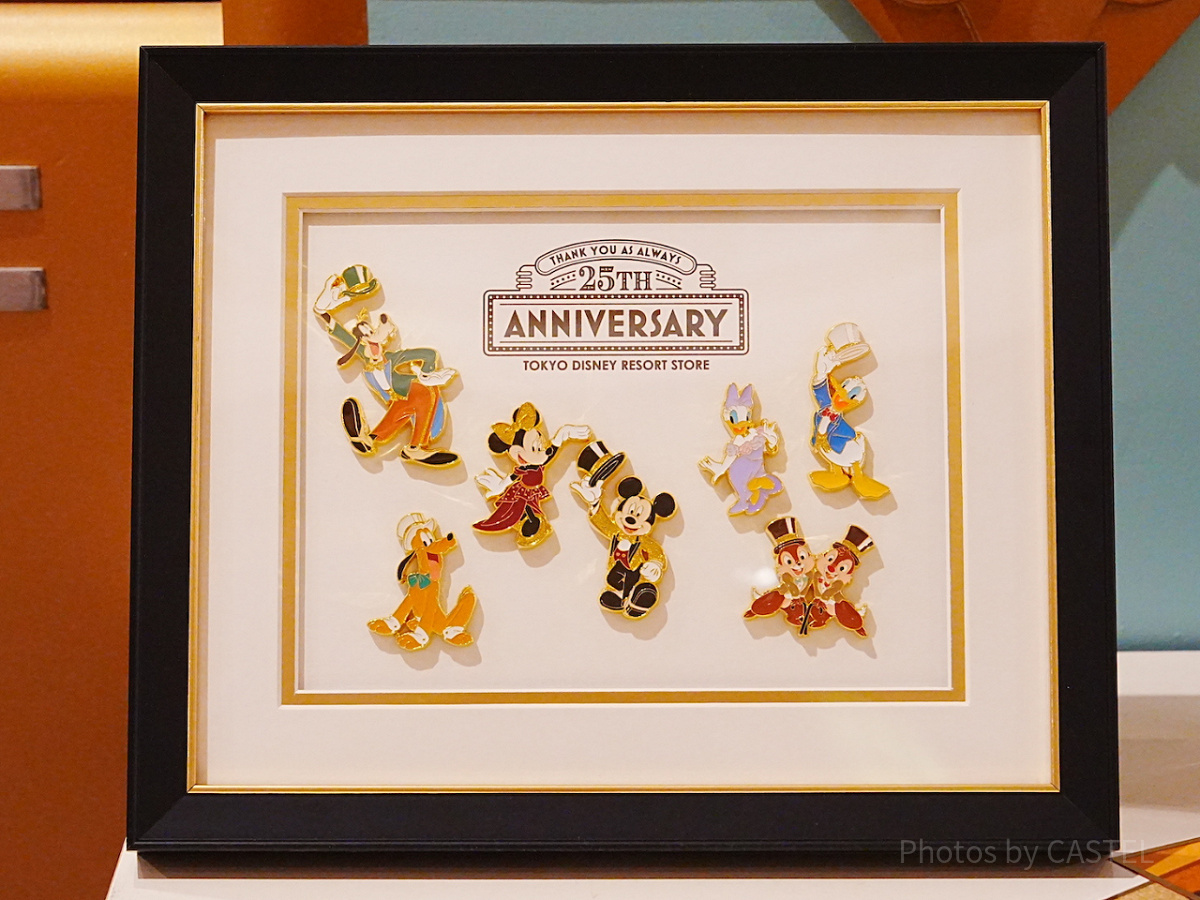 イクスピアリのディズニーストア25周年ピンバッジセット