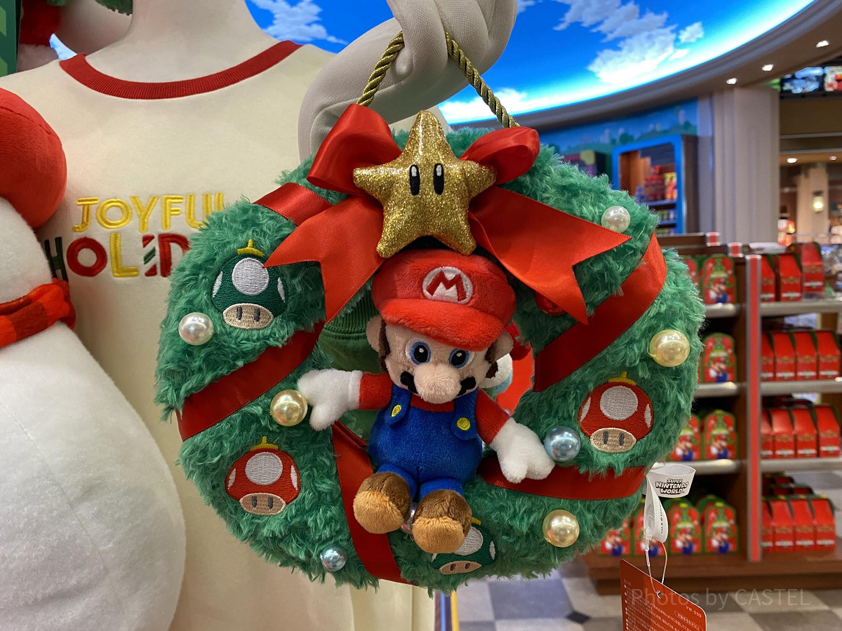 ＵＳＪ マリオクリスマスリース にくい