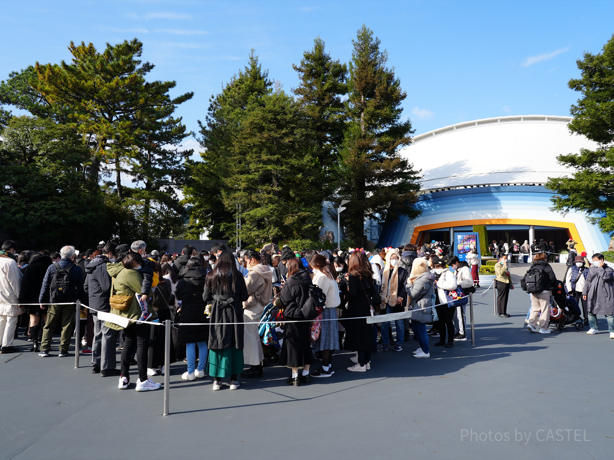 1月ディズニーランド混雑レポ：クラブマウスビートの自由席の様子