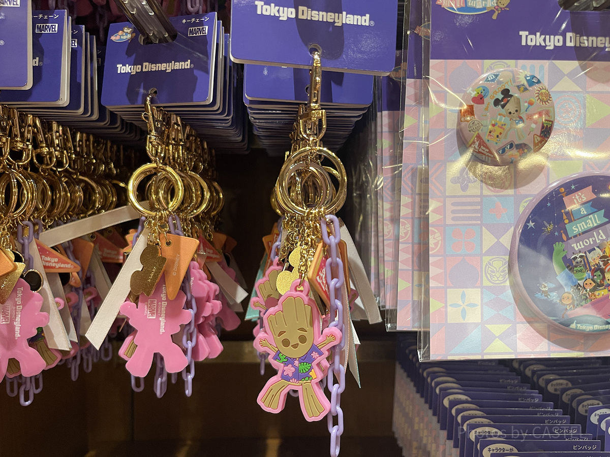 キーチェーン(イッツ・ア・スモールワールドwithグルートグッズ