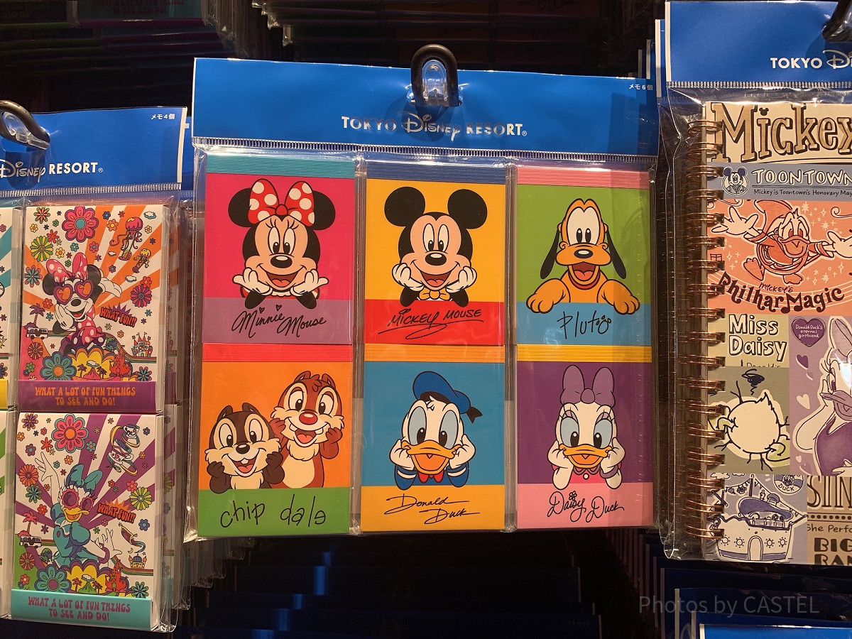 ミッキー＆フレンズのメモセット| キャステル | CASTEL ディズニー情報