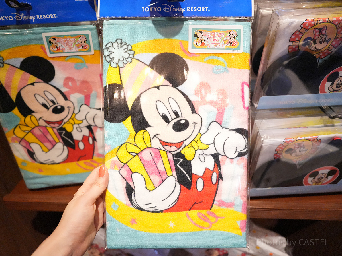 ミッキー&ミニーバースデーフェイスタオル(ディズニー誕生日グッズ ミッキー&ミニーバースデーフェイスタオル(ディズニー誕生日グッズ