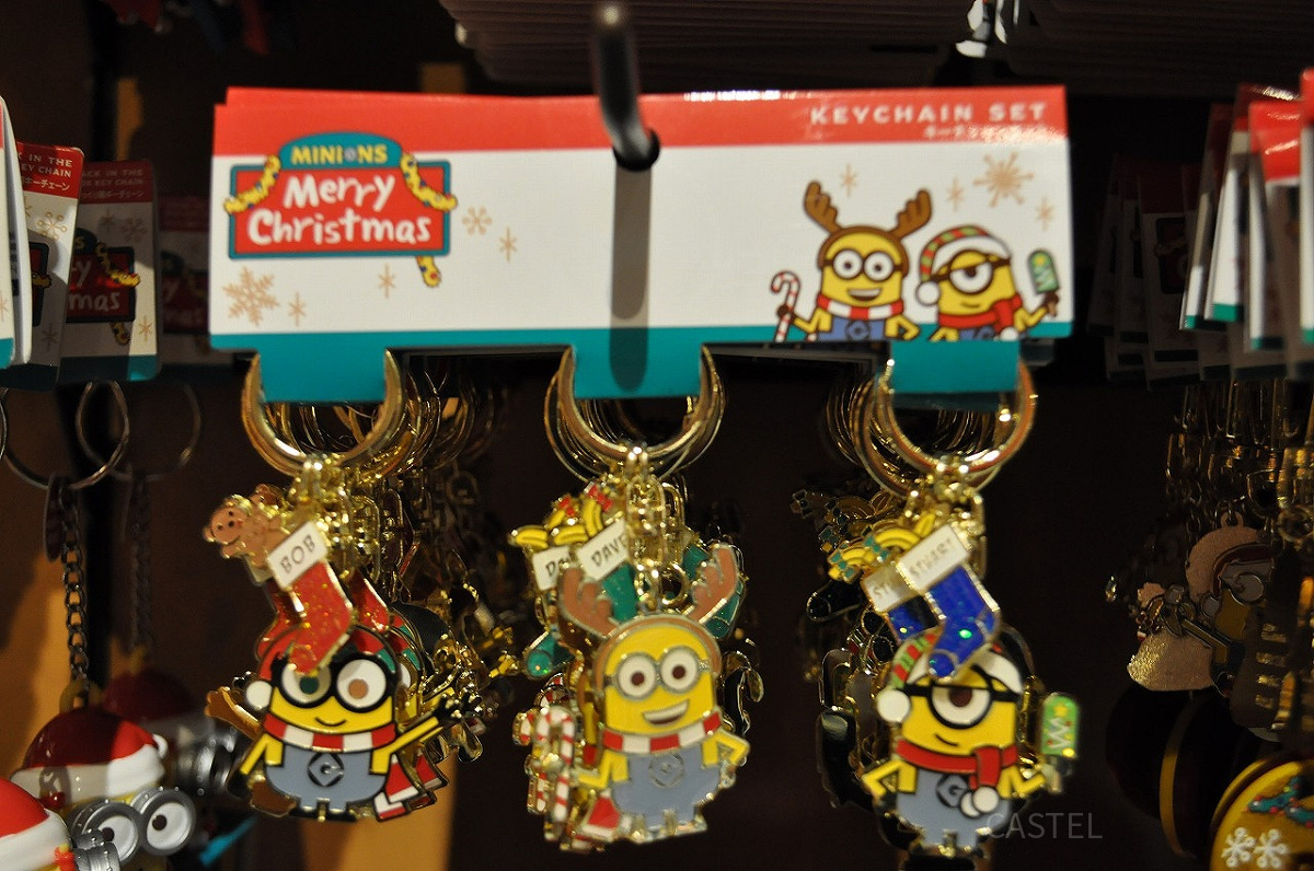 MINION MERRY CHRISTMASキーチェーンセット（3個セット）