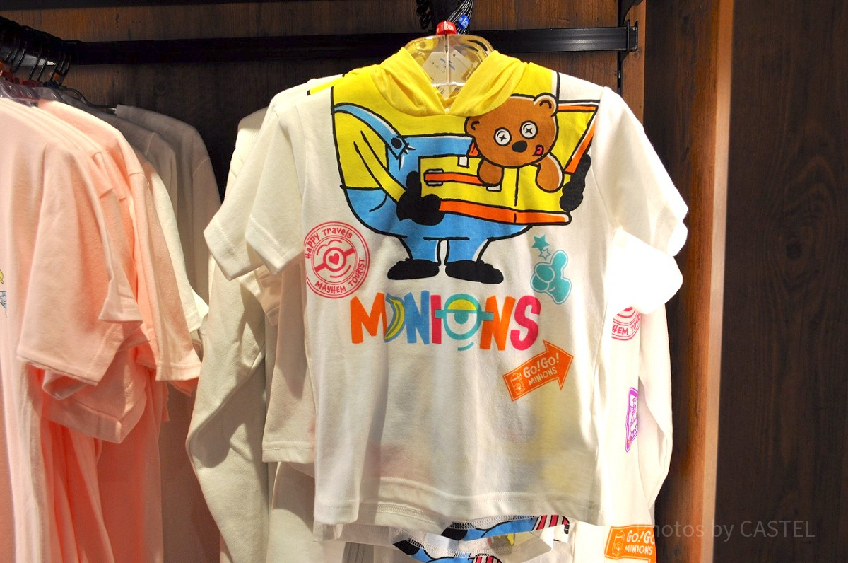 MINIONS TRAVELフード付きTシャツ（キッズ）