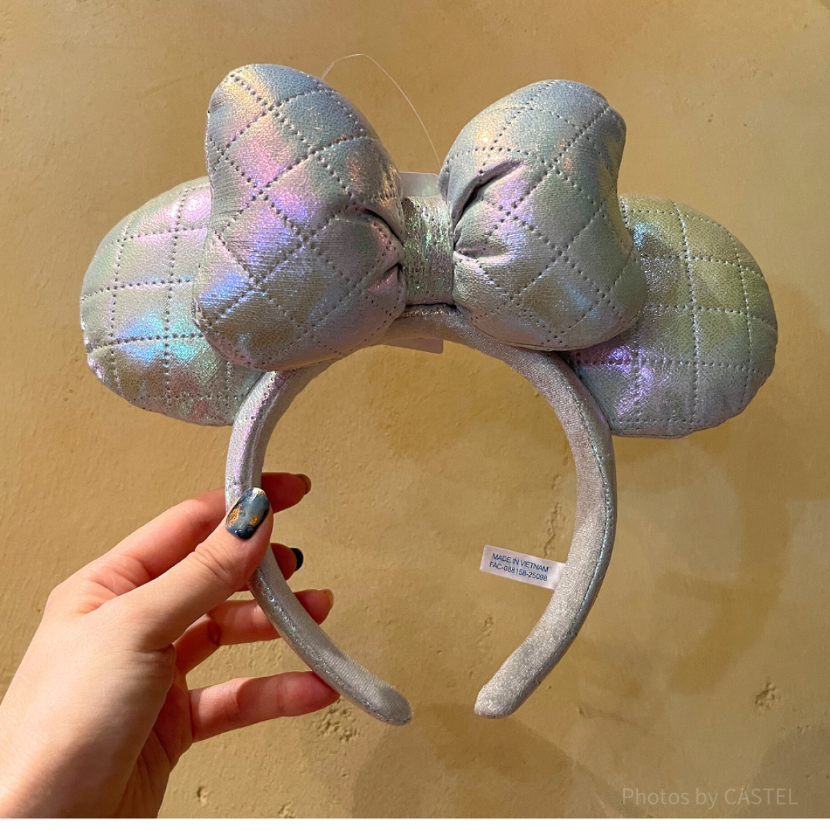 ミニーキルティングカチューシャ（シルバー）| キャステル | CASTEL