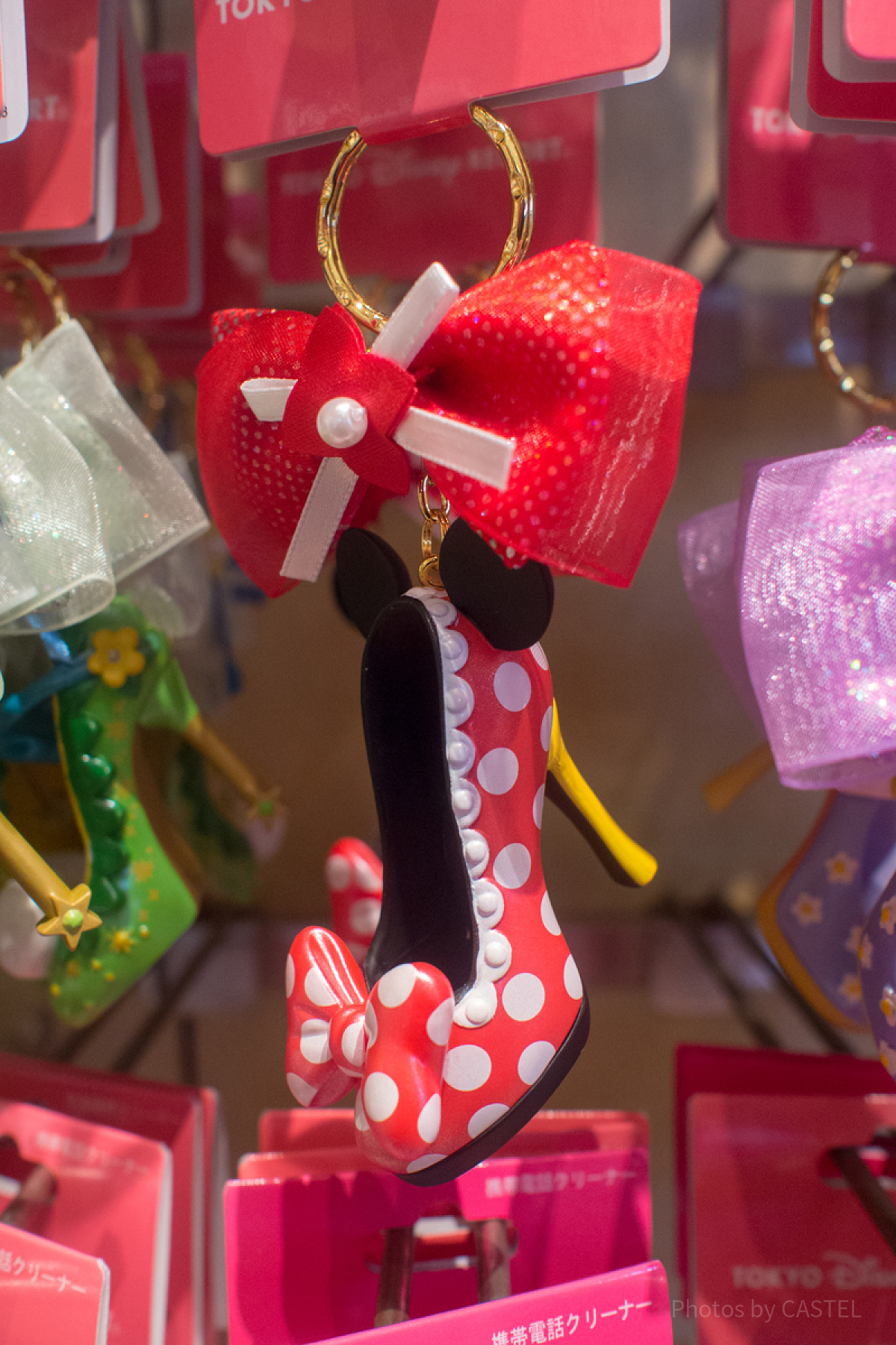 ミニーシューズキーホルダー| キャステル | CASTEL ディズニー情報