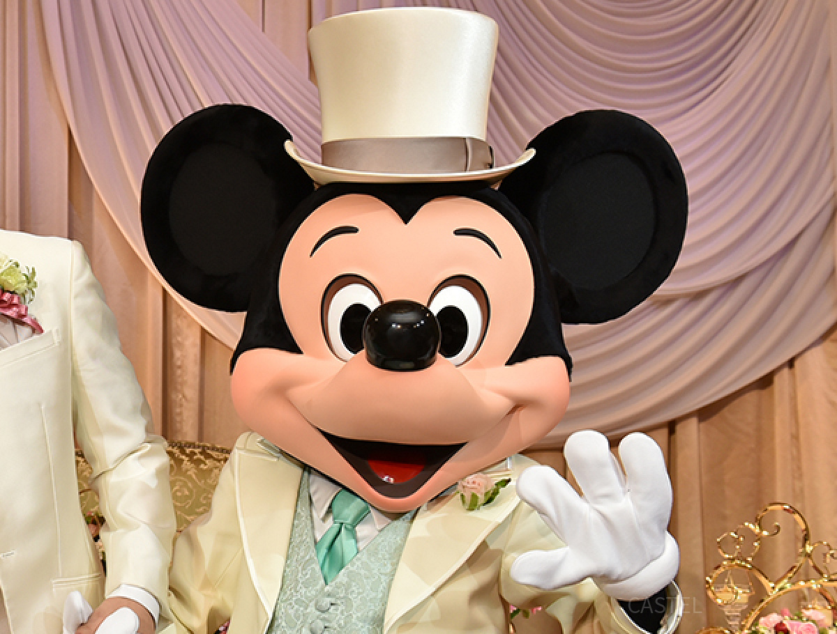 ミラコスタ結婚式のミッキーマウス
