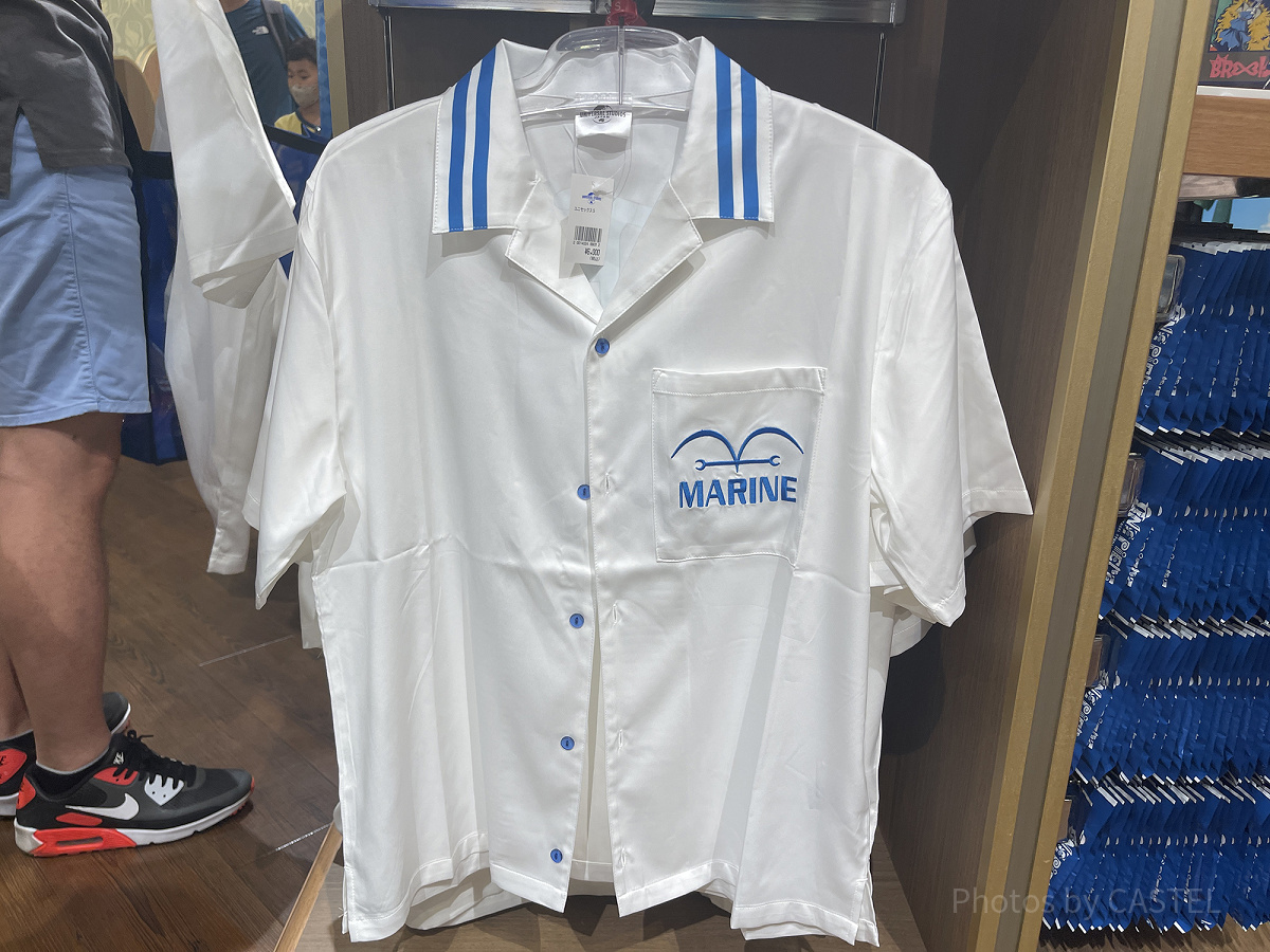 海軍シャツ（USJワンピースグッズ）| キャステル | CASTEL