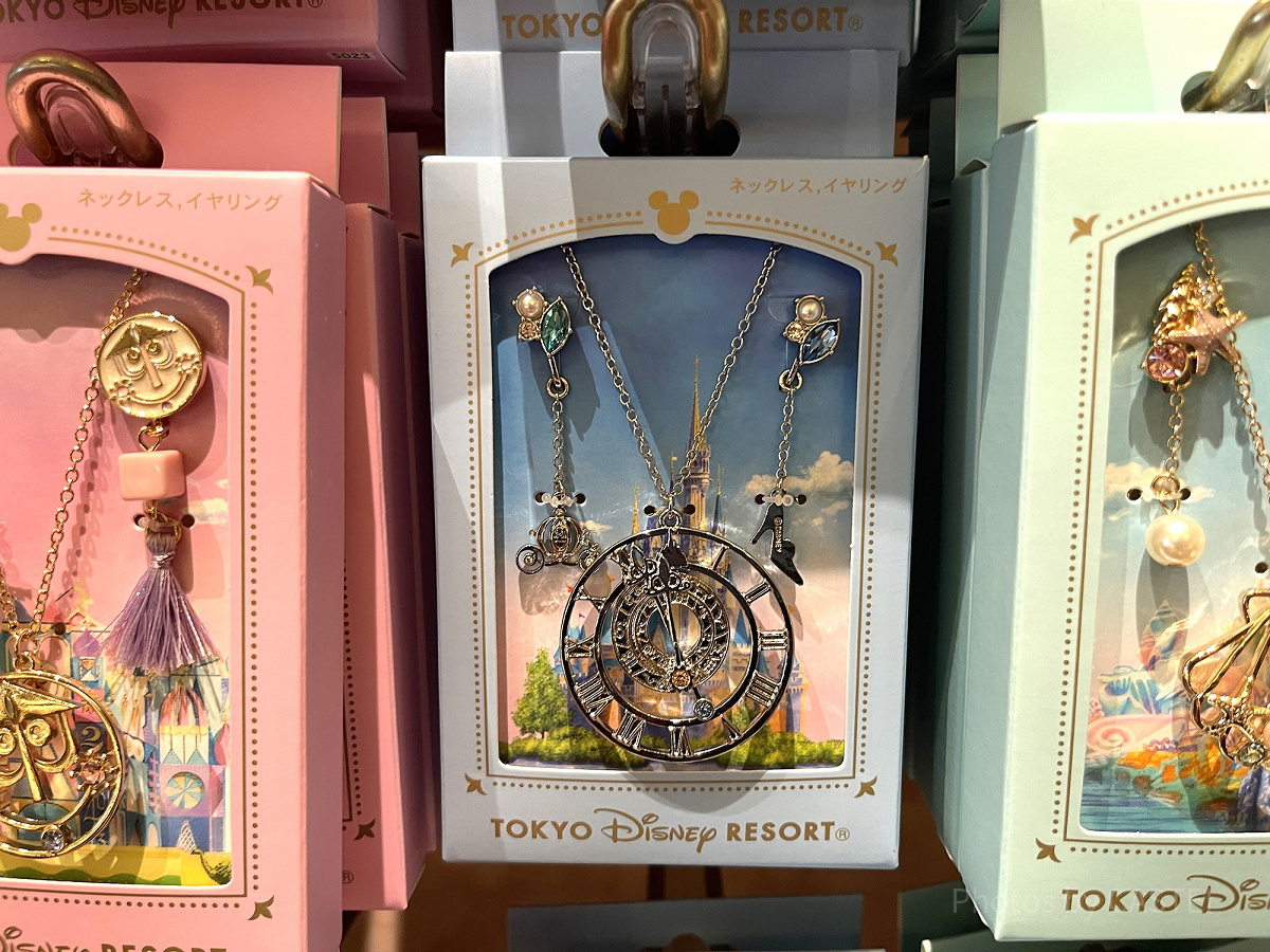 シンデレラ モチーフ ネックレス イヤリング セット ネックレス＆イヤリング（シンデレラ）| キャステル | CASTEL