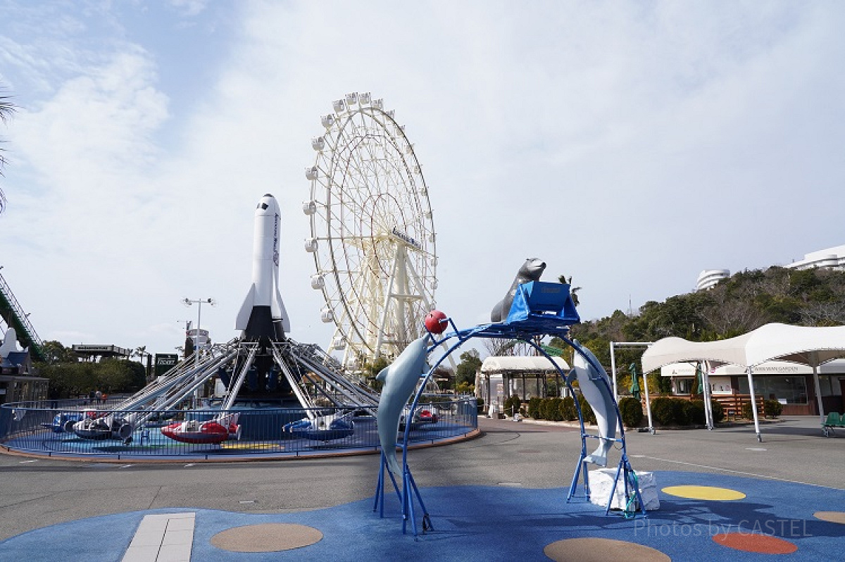 屋外遊園地のプレイゾーン