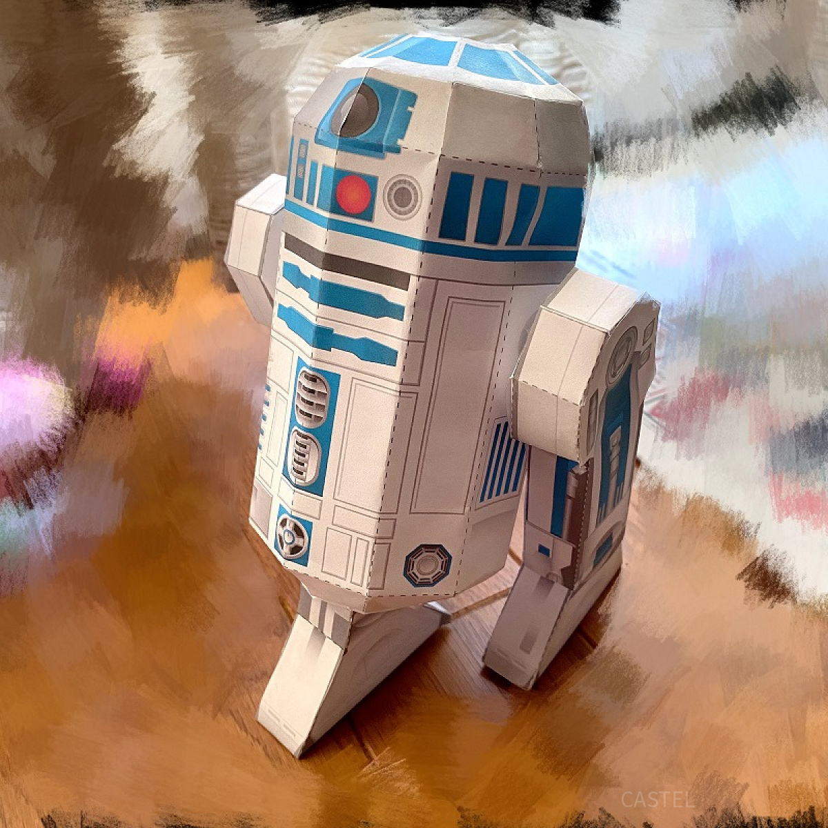 R2-D2のぺーパークラフト