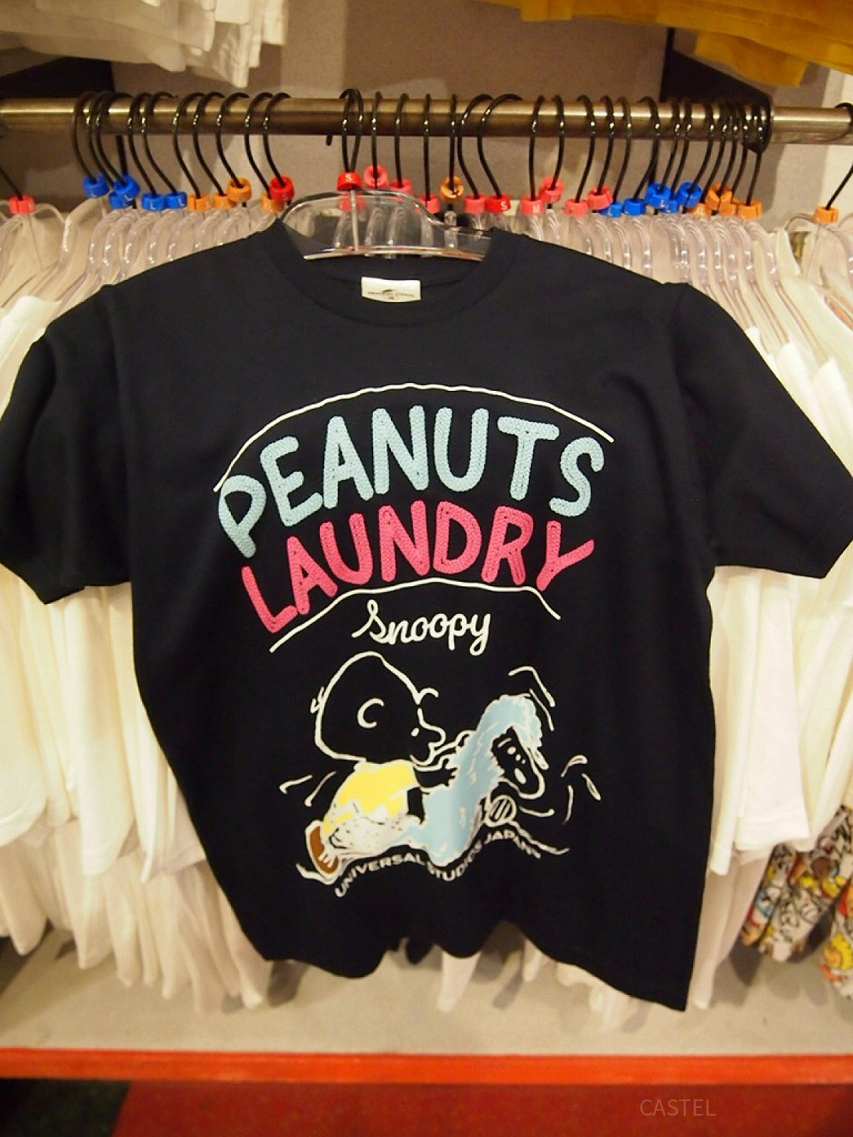 PEANUTS LAUNDRY（ピーナッツ・ランドリー）Tシャツ／黒