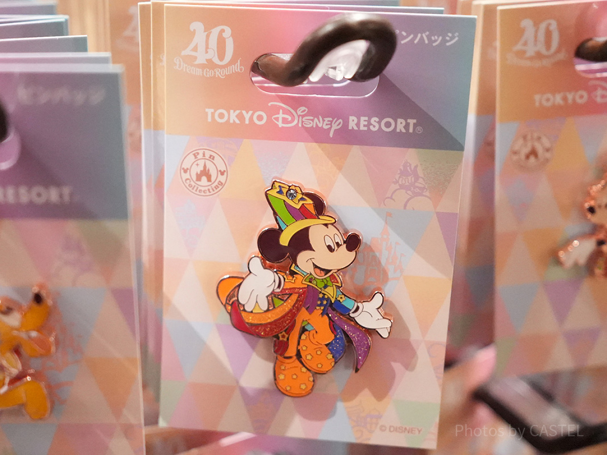 ピンバッジ（ディズニー40周年グッズ）