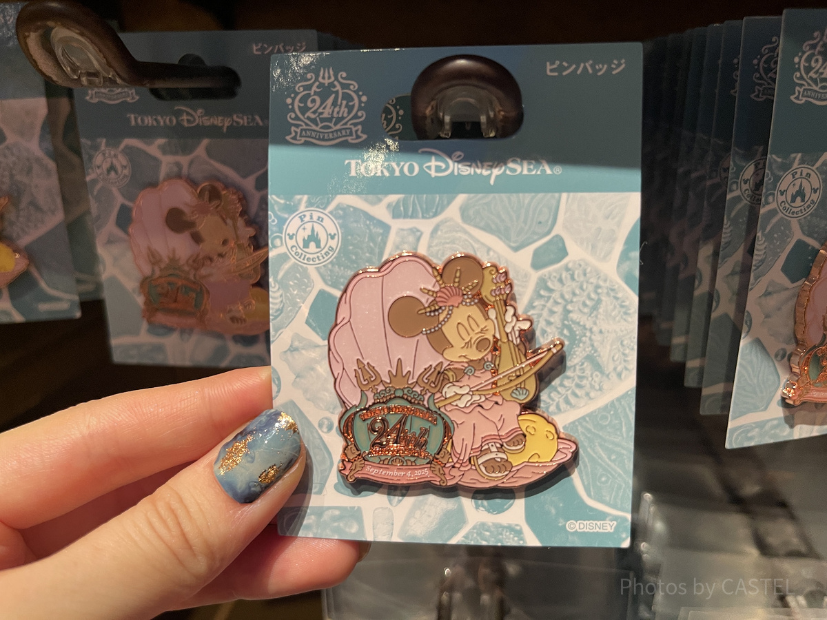ピンバッジ(ディズニーシー24周年グッズ)