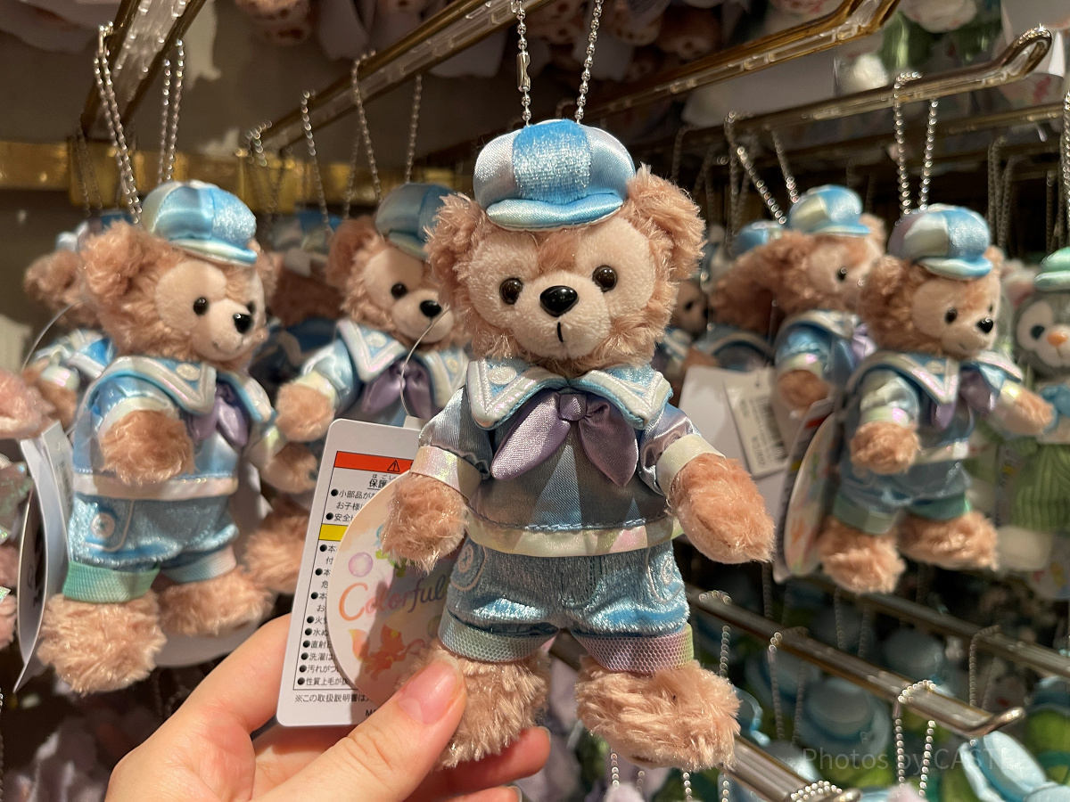 ぬいぐるみバッジ(ダッフィー20周年カラフルハピネスグッズ)