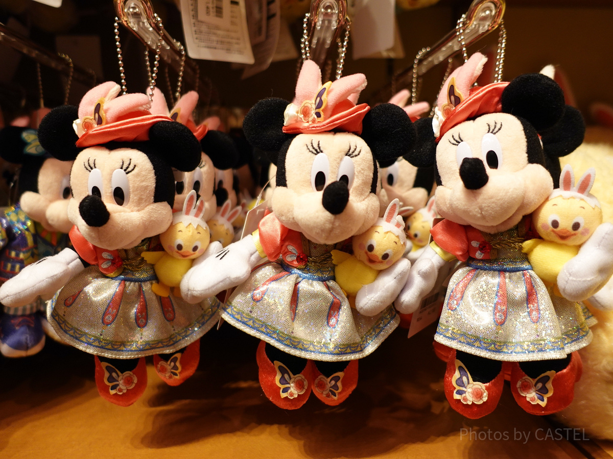 ぬいぐるみバッジ（ミニー）| キャステル | CASTEL ディズニー情報