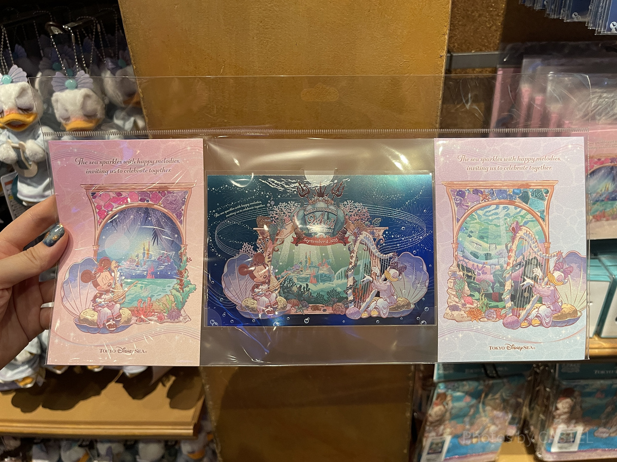 ポストカードセット(ディズニーシー24周年グッズ)| キャステル