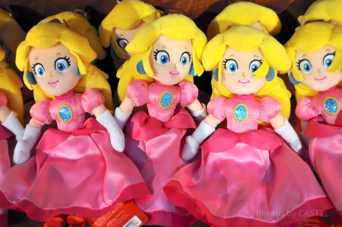 ピーチ姫のぬいぐるみ| キャステル | CASTEL ディズニー情報