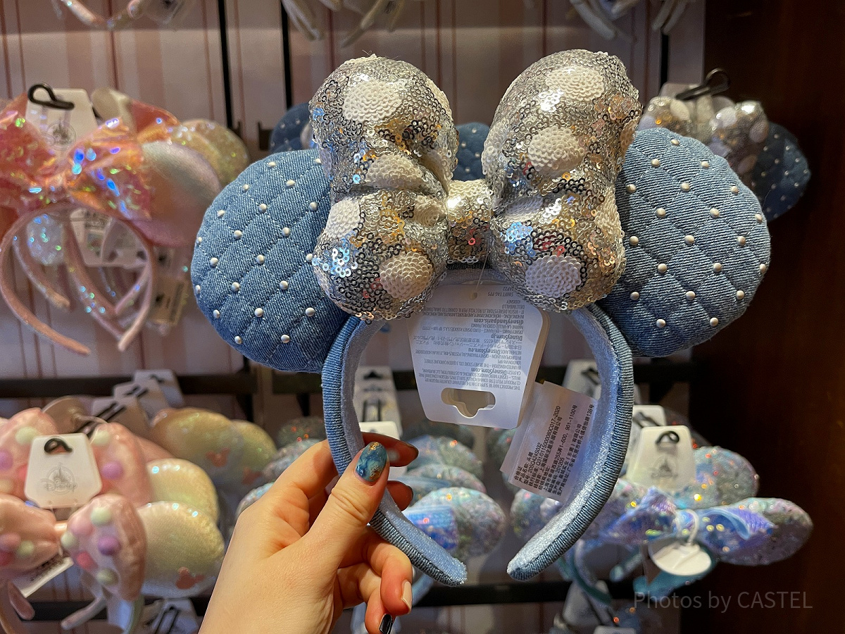 上海ディズニーランド　ツイルパールリボン パール カチューシャ 上海ディズニーランド ツイルパールリボン パール カチューシャ