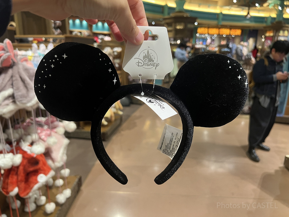 上海ディズニーカチューシャ：ミッキーカチューシャ（ブラック