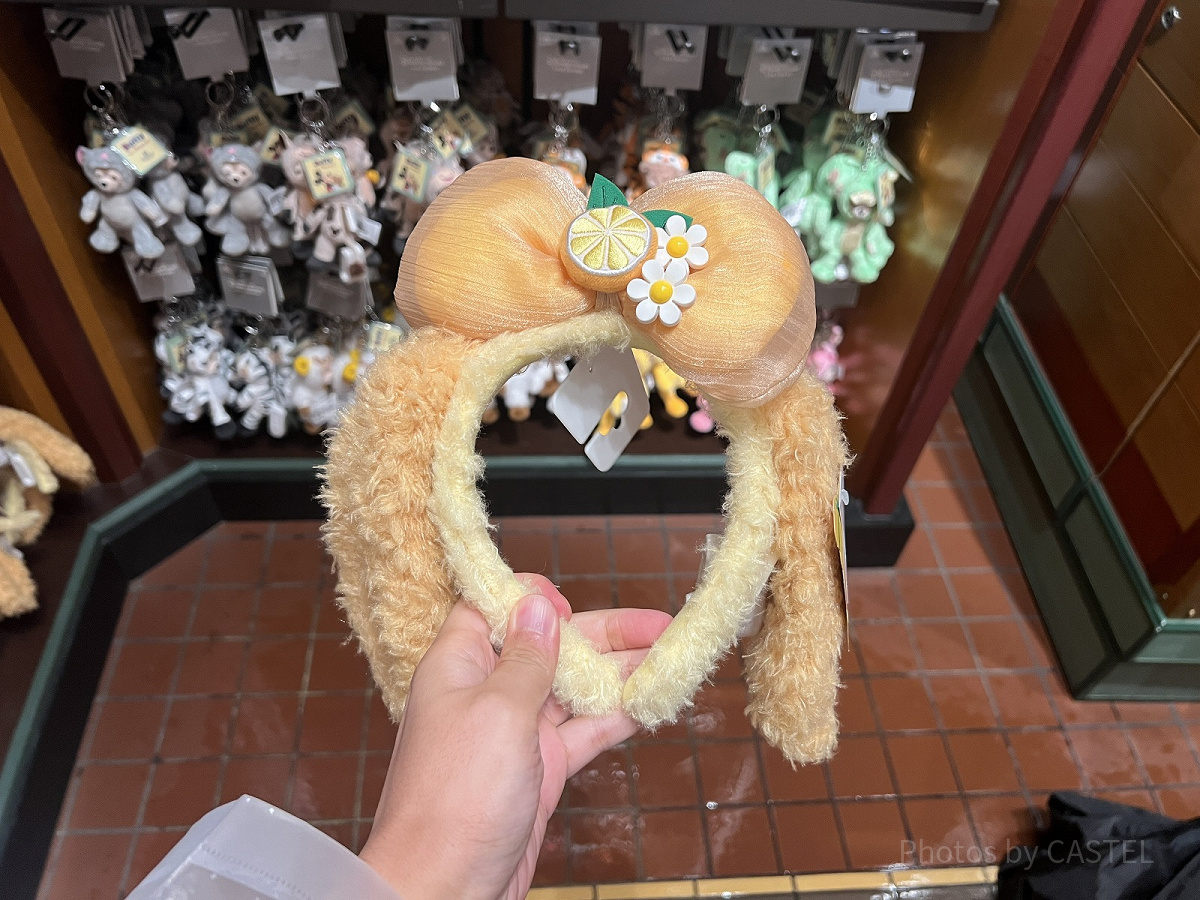 上海ディズニーカチューシャ：オレンジリボンクッキーアン