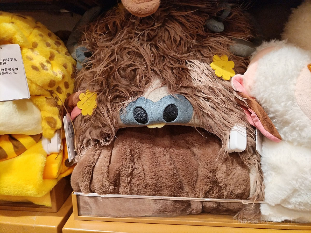 上海ディズニーズートピアグッズ：ヤックスのブランケット| キャステル