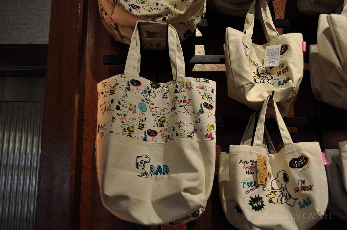 70s 80s スヌーピー　トートバッグ　※値下不可 スヌーピー トートバッグ コミックモカ SNOOPY