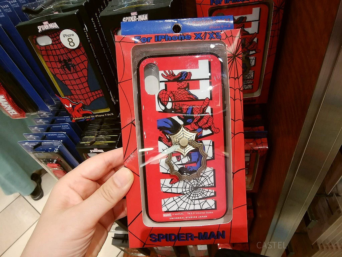 スパイダーマン×マーベルロゴのスマホケース