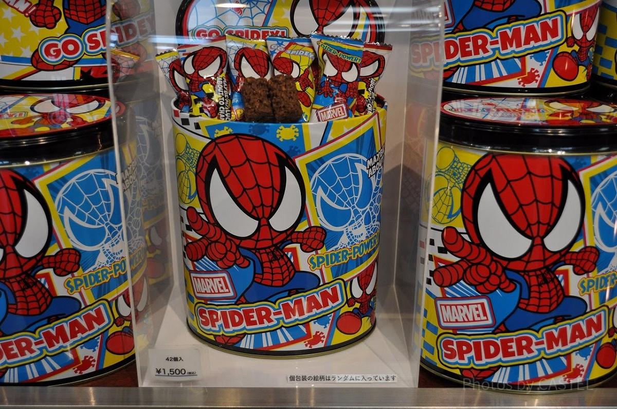 スパイダーマンのクランチチョコレート