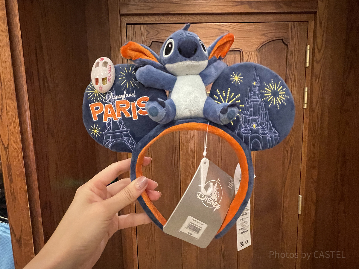 【新品/パリ限定】ディズニー カチューシャ スティッチのパリカチューシャ（パリディズニー）| キャステル
