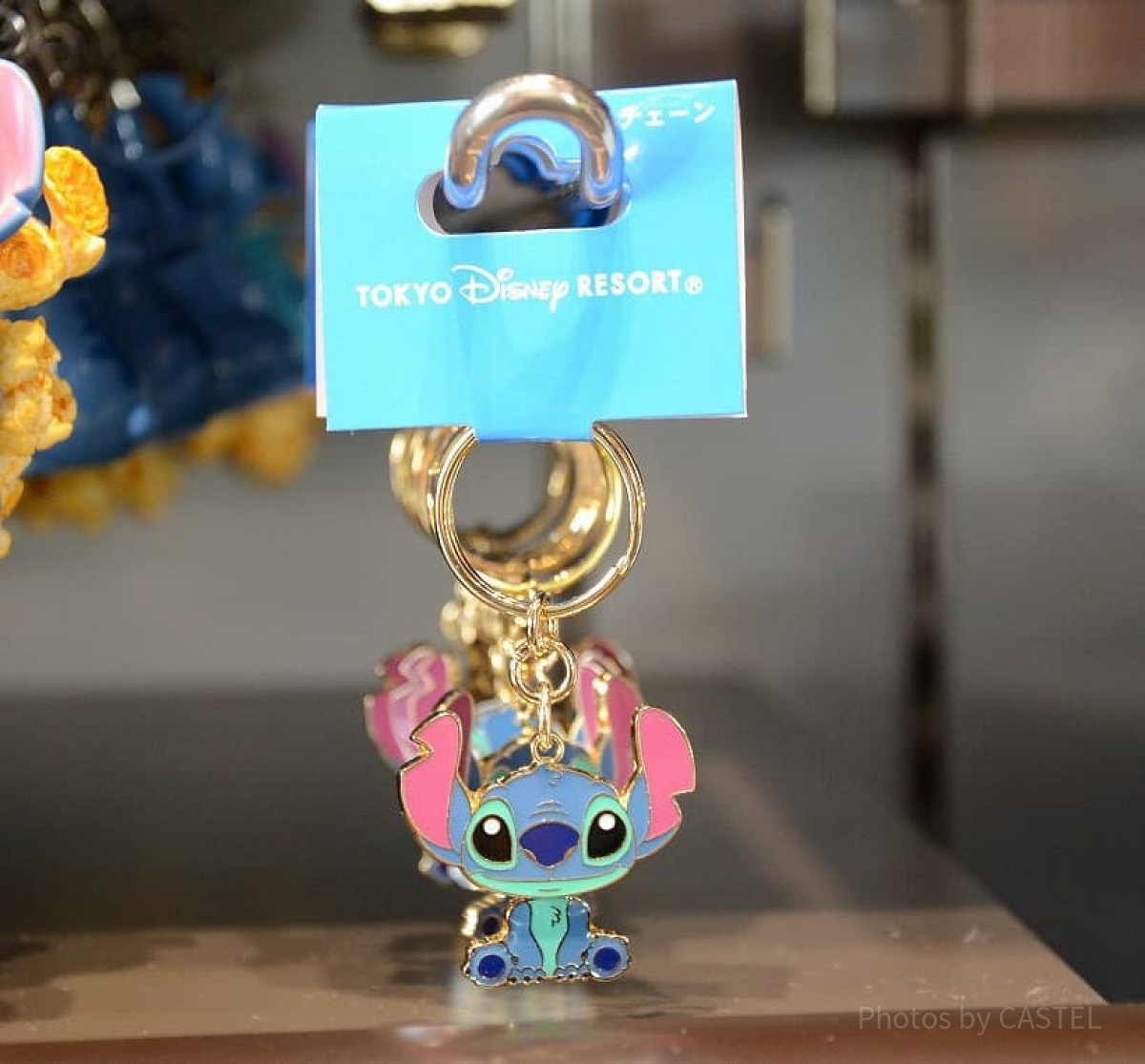 スティッチの首振りキーチェーン| キャステル | CASTEL ディズニー情報