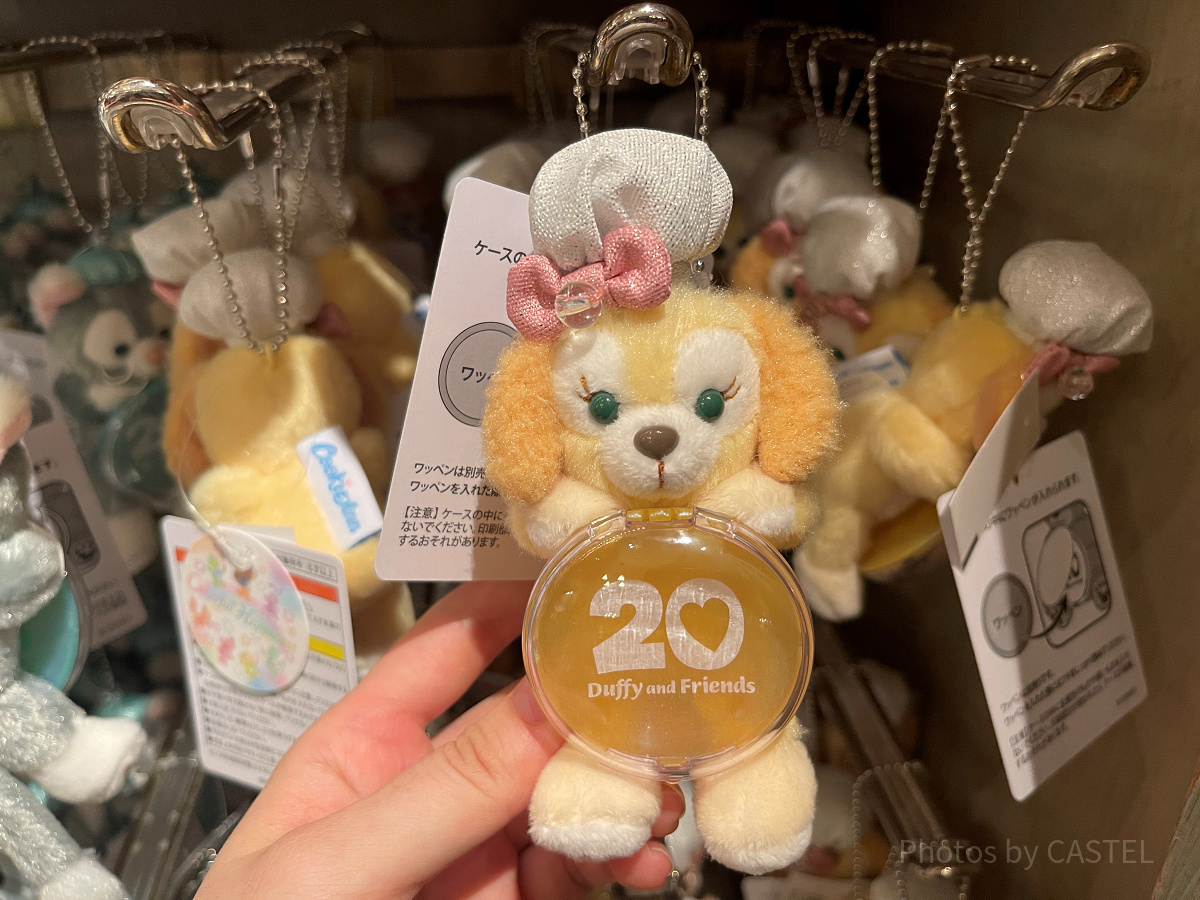 ぬいぐるみチャーム(ダッフィー20周年カラフルハピネスグッズ)